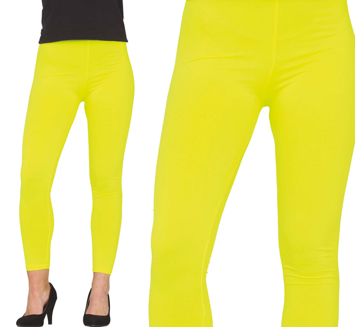 Legging jaune fluo