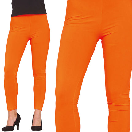 Legging orange fluo