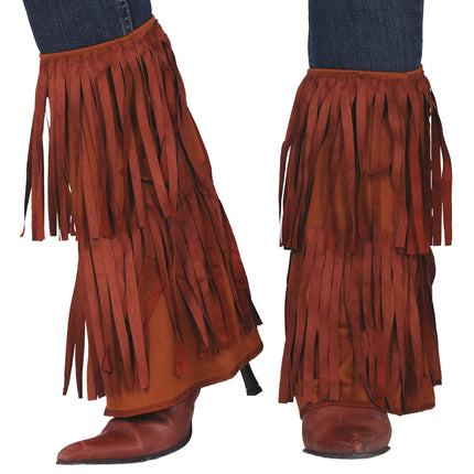 Jambières indiennes marron