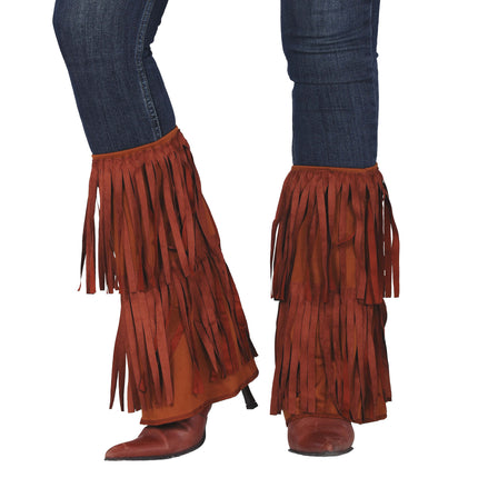 Jambières indiennes marron