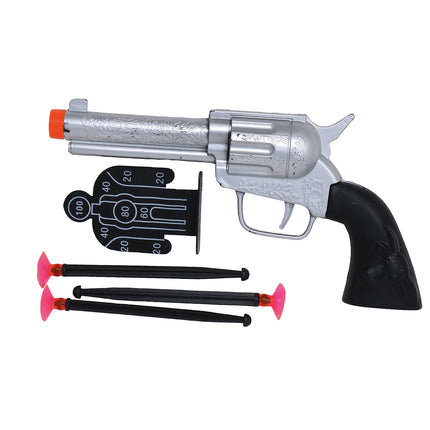 Fusil de cow-boy argenté 24cm