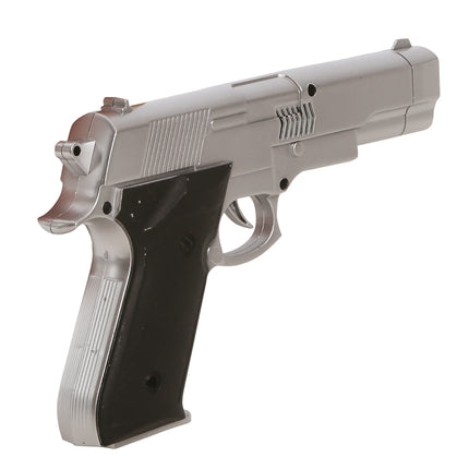 Pistolet argenté 24cm