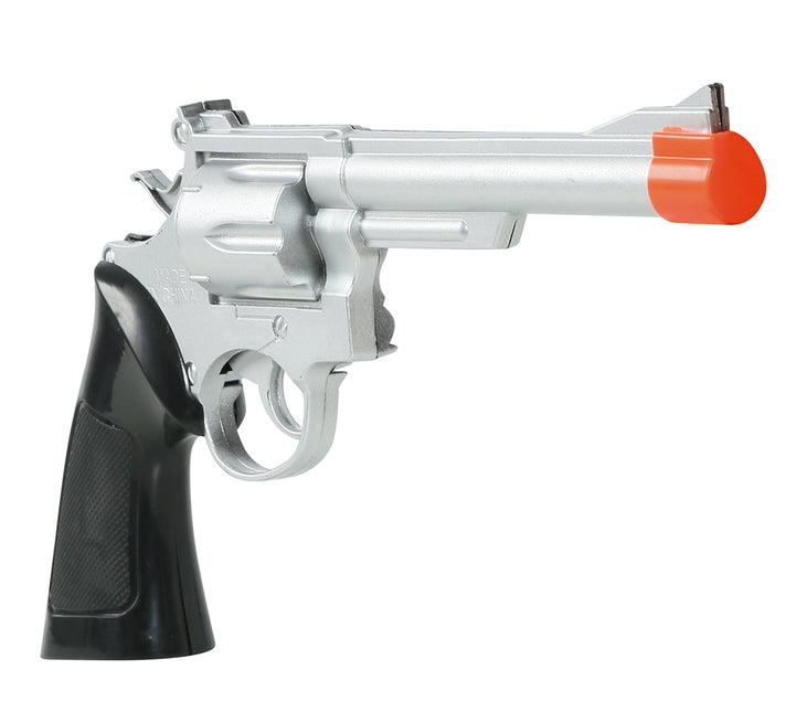 Fusil de cow-boy argenté 32cm