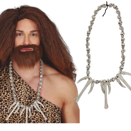 Collier d'Halloween Homme des cavernes