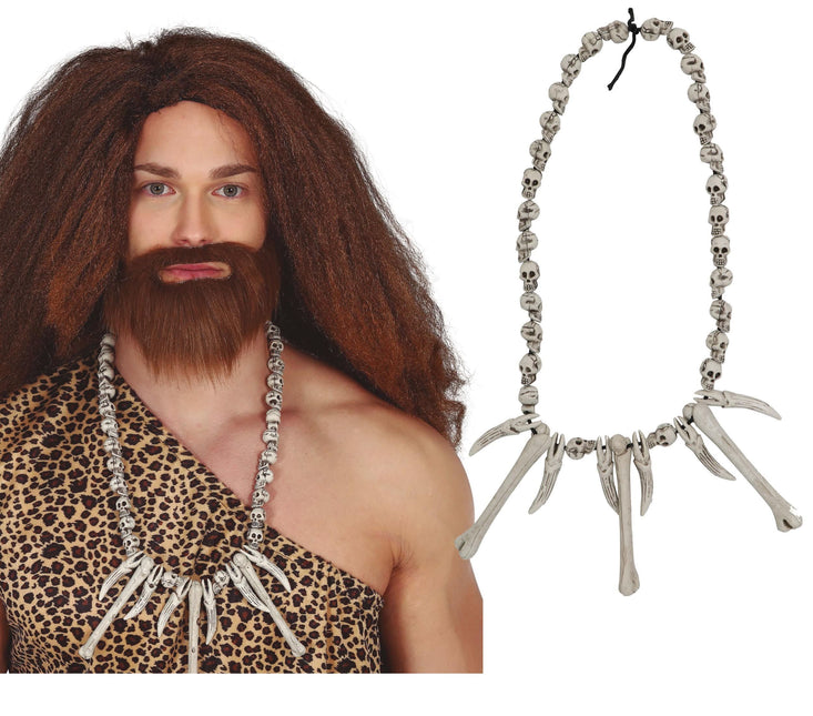 Collier d'Halloween Homme des cavernes