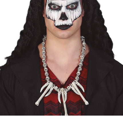 Collier d'Halloween Homme des cavernes