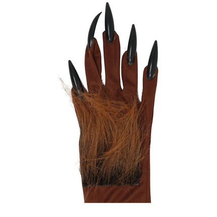 Gants d'Halloween Griffes de loup-garou