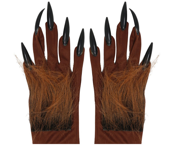 Gants d'Halloween Griffes de loup-garou