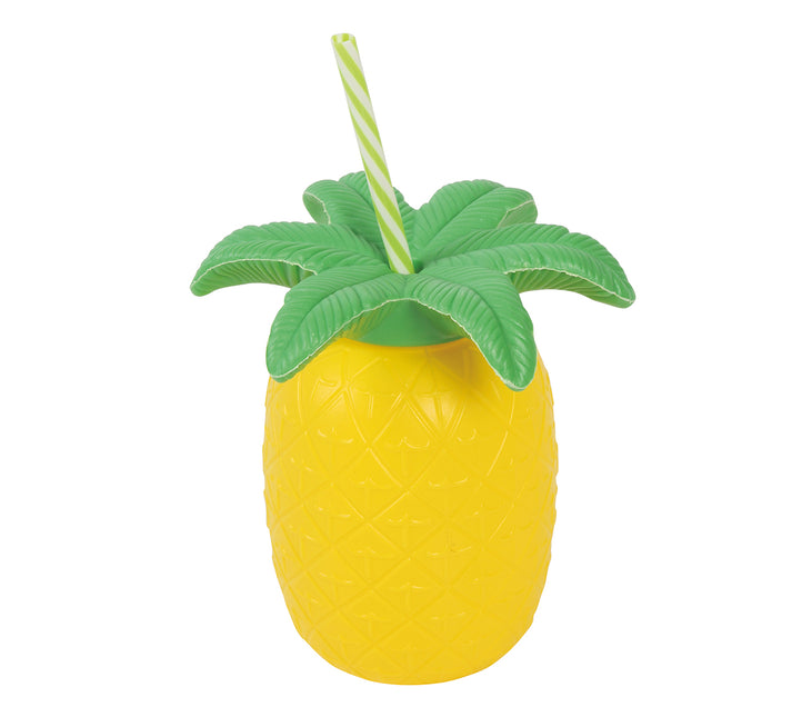 Paille en verre ananas 20cm