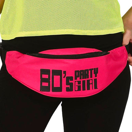 Hip bag rose 80's Party Girl