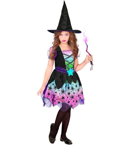 Costume de sorcière des étoiles pour enfant