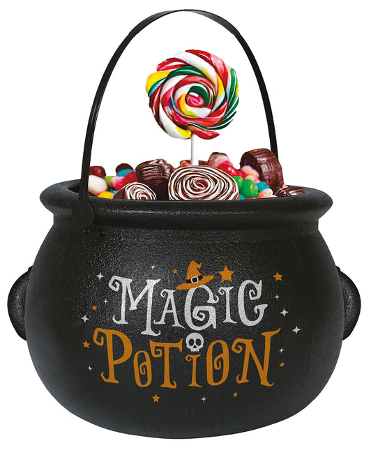 Chaudron d'Halloween noir