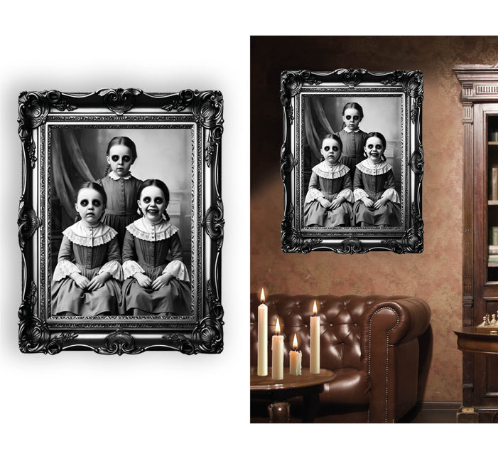 Autocollant mural Halloween Horror Family 58cm