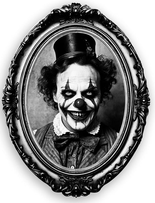 Autocollant mural Halloween Horreur Clown 30cm