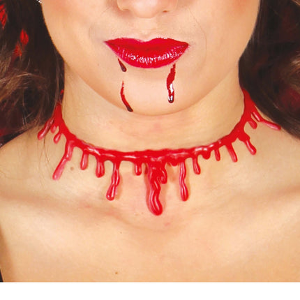 Collier d'Halloween Gorge coupée