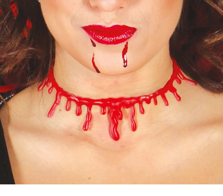 Collier d'Halloween Gorge coupée