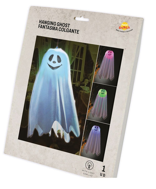 Décoration suspendue d'Halloween Lumière fantôme 60cm