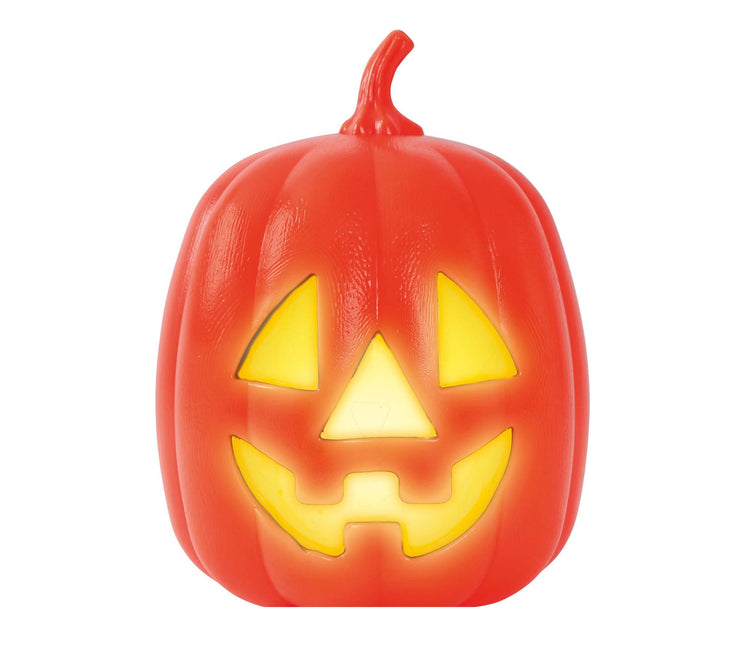 Citrouille d'Halloween avec lumière 27cm