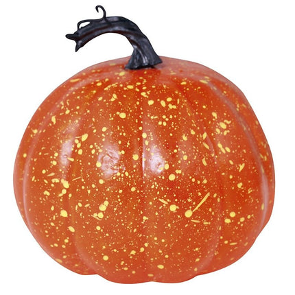 Citrouille d'Halloween avec lumière 20cm
