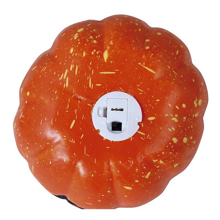 Citrouille d'Halloween avec lumière 20cm
