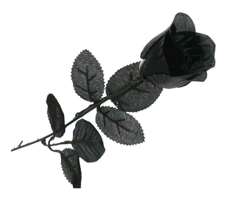 Halloween Rose noire 42cm