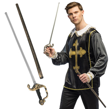 Fausse épée de mousquetaire, 68 cm