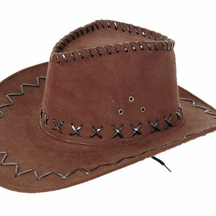 Chapeau de cow-boy marron foncé