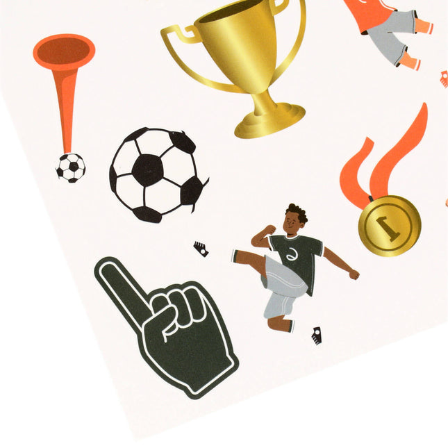 Faux tatouages de football 25pcs