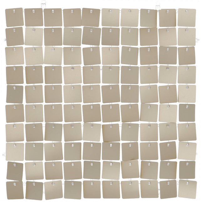 Rideau de porte doré 30cm 12pcs
