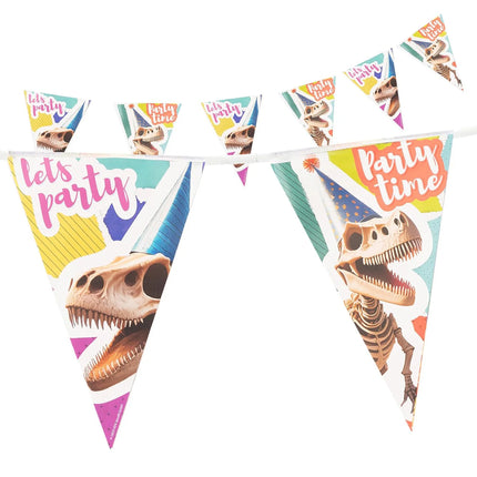Guirlande « Dinosaures » pour fête, 4 m