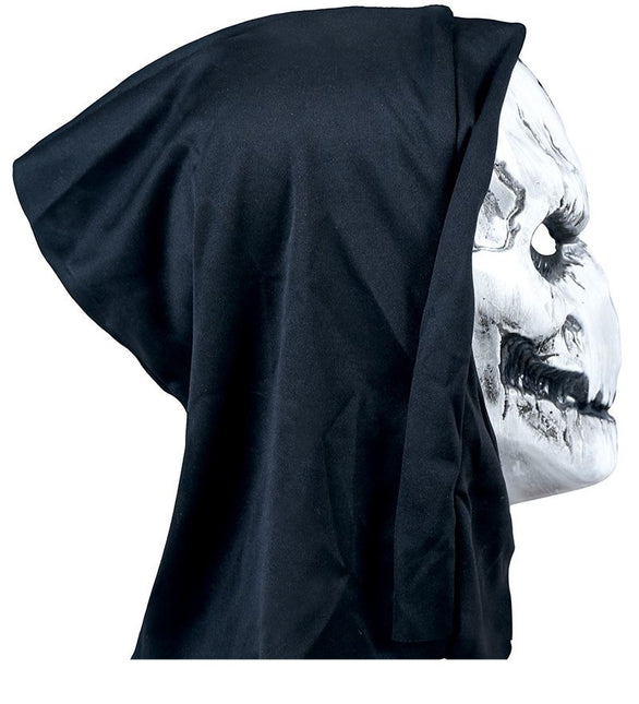 Masque d'Halloween noir et blanc crâne