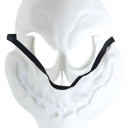Masque d'Halloween blanc fantôme
