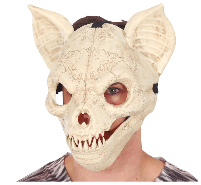 Masque d'Halloween avec chauve-souris en mouvement