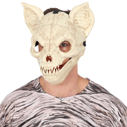 Masque d'Halloween avec chauve-souris en mouvement