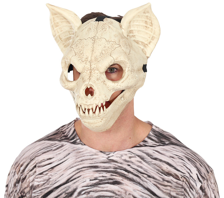 Masque d'Halloween avec chauve-souris en mouvement