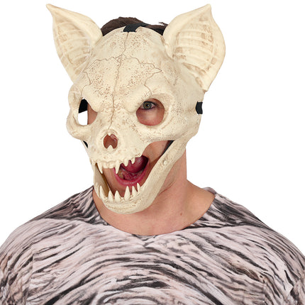 Masque d'Halloween avec chauve-souris en mouvement