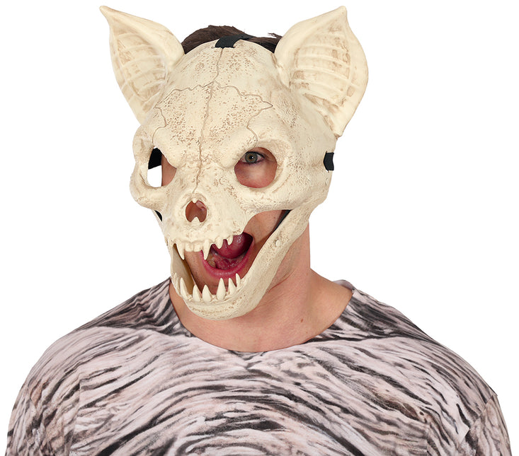 Masque d'Halloween avec chauve-souris en mouvement