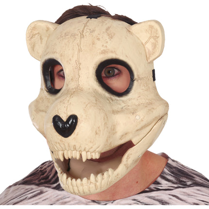Masque d'Halloween avec ours en mouvement