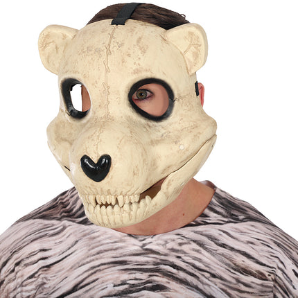 Masque d'Halloween avec ours en mouvement