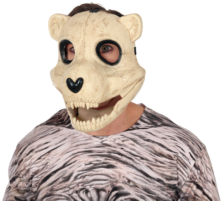 Masque d'Halloween avec ours en mouvement