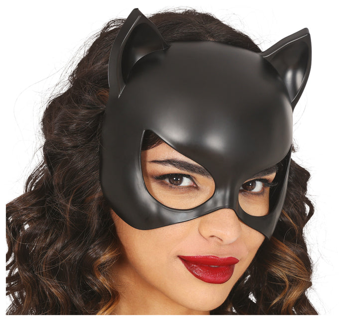 Masque Catwoman demi-visage