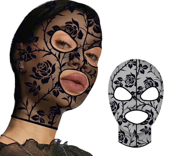 Masque de dentelle Fleurs