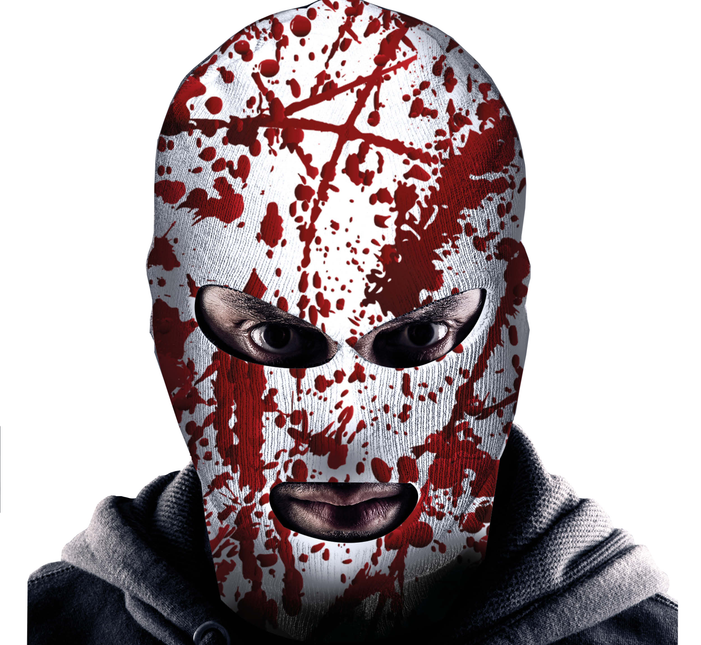 Halloween cagoule sang blanc