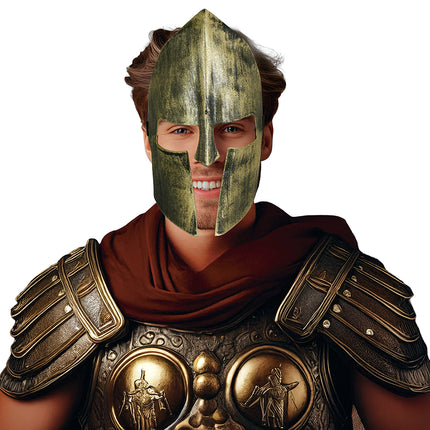Masque de gladiateur Or Argent