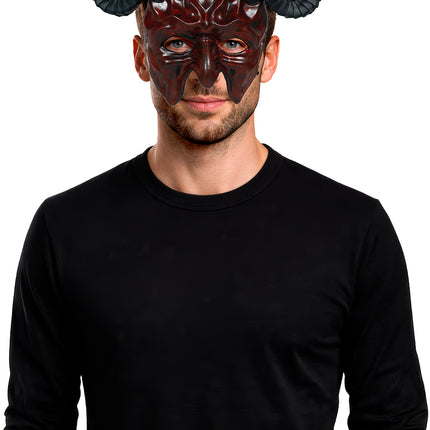 Masque d'Halloween « demi-diable »