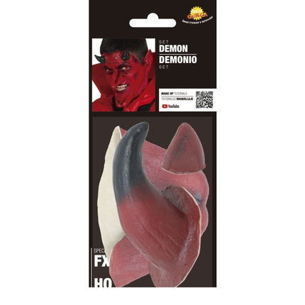 Autocollants d'Halloween pour le visage du diable