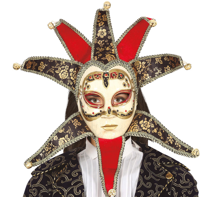 Masque rouge Dames vénitiennes