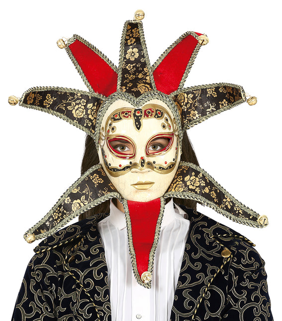 Masque rouge Dames vénitiennes