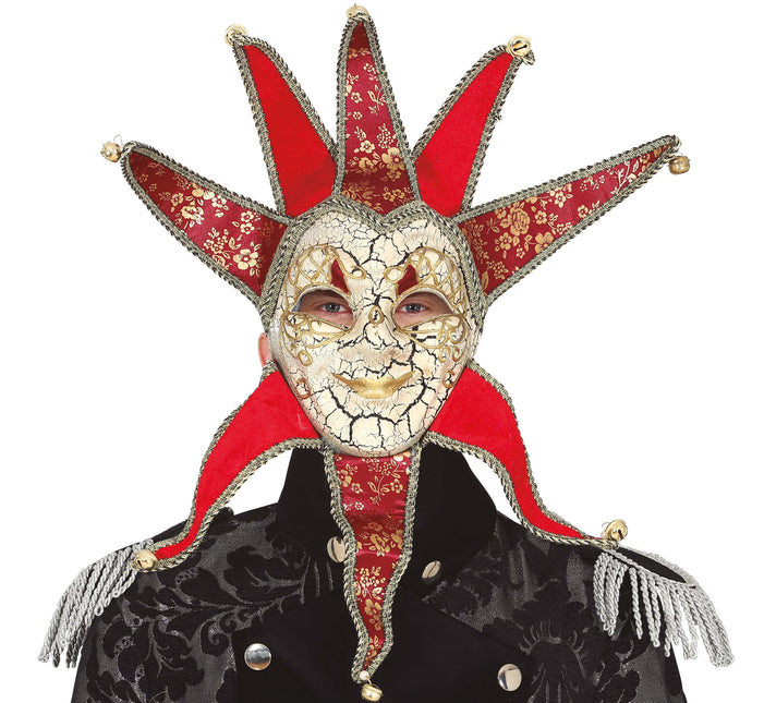 Masque rouge Hommes vénitiens