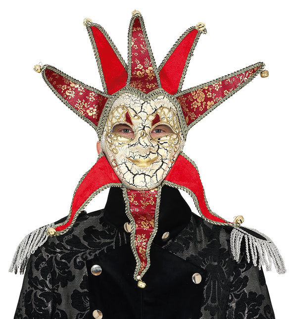 Masque rouge Hommes vénitiens